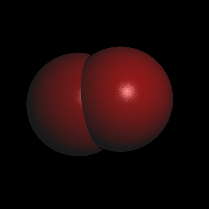 Union of two spheres